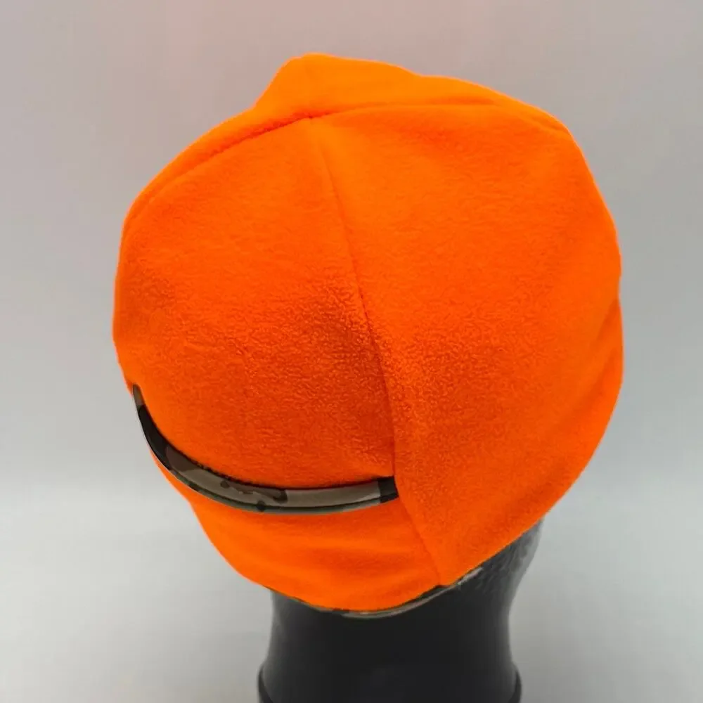 Killik Reversible Youth Beanie Ponytail Hole Camo Blaze Orange Girls Hunting Cap
